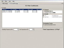 SC filter design