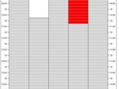 Screenshot of a schedule