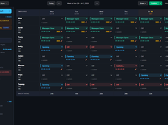 Weekly Schedule view