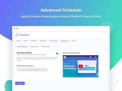 Advanced Schedule
