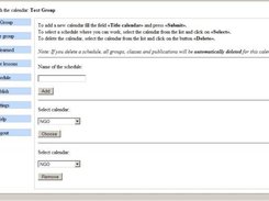 Scheduller web-admin screenshot