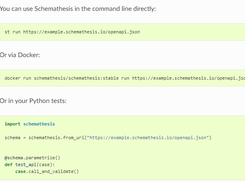 Schemathesis Screenshot 1