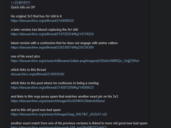 Example schizo behavior to deter