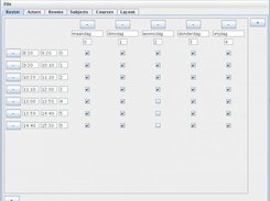 Creating the roster template.