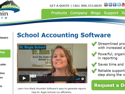 Black Mountain School Accounting Software Screenshot 1