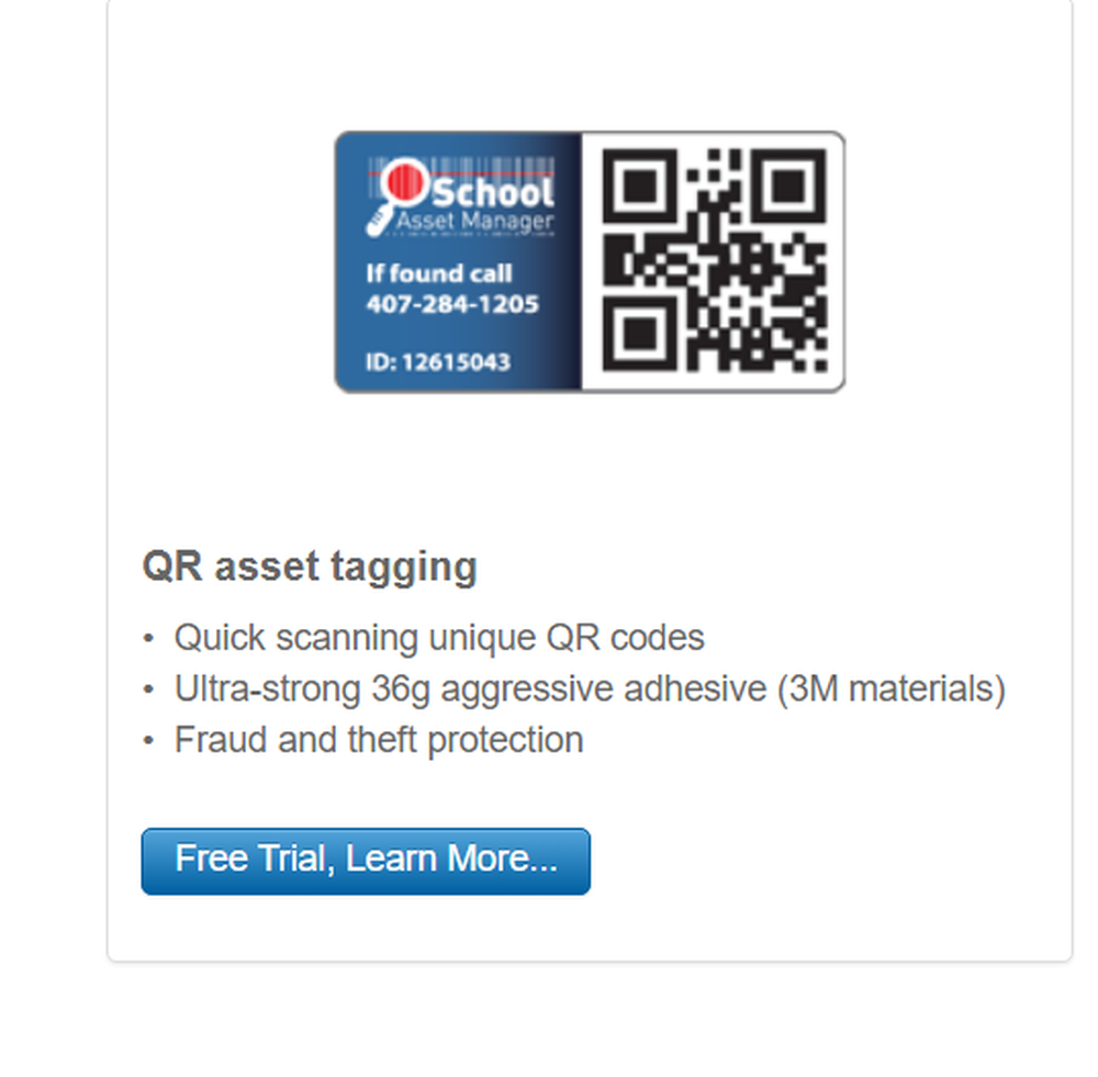 School Asset Manager Screenshot 1