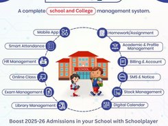 SchoolPlayer – All-in-One School Management Software SchoolPlayer is a complete ERP solution for modern educational institutions. From online admissions, fees & academic management to transport, payroll, hostel, canteen, and student tracking – manage everything from a single platform. ✅ Cloud-Based & Mobile-Friendly ✅ Trusted by Schools Across India ✅ Customizable for CBSE, ICSE, and State Boards ✅ Powerful Dashboard, Reports & Real-Time Notifications Boost efficiency, reduce paperwork, and connect management, teachers, students & parents effortlessly.  🌐 Visit: https://schoolplayer.in 📞 Demo: +91 9165412364 | +91 7000339265