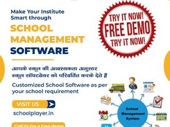 Boost your school's efficiency with SchoolPlayer's customizable School Management Software. 👉 Try a Free Demo Today – No commitments!  🔹 Manage Students, Staff, Fees, Attendance, Homework, Exams, and Reports – all in one place! 🔹 Tailored as per your school's specific needs. 🔹 Trusted by top schools across India. 🔹 100% Cloud-based & secure.  📞 Call Now for a free demo: 📱 +91 9165412364 | +91 7000339265 🌐 Visit: schoolplayer.in