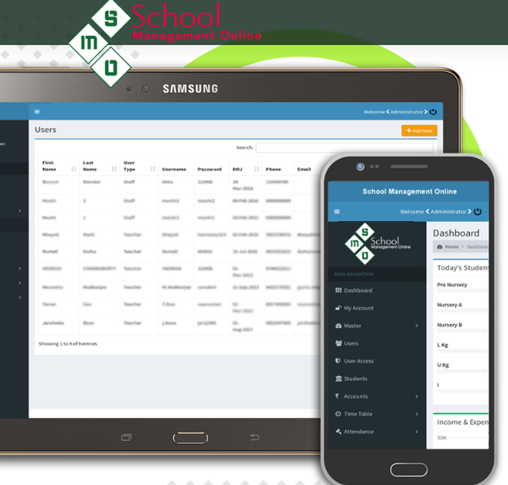 School Management System (SMO) Screenshot 1