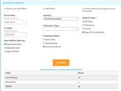 Once you decide on a report, you can customize it and instantly download the report. You can also save these customized reports as templates, so you can easily go back and pull them again! 