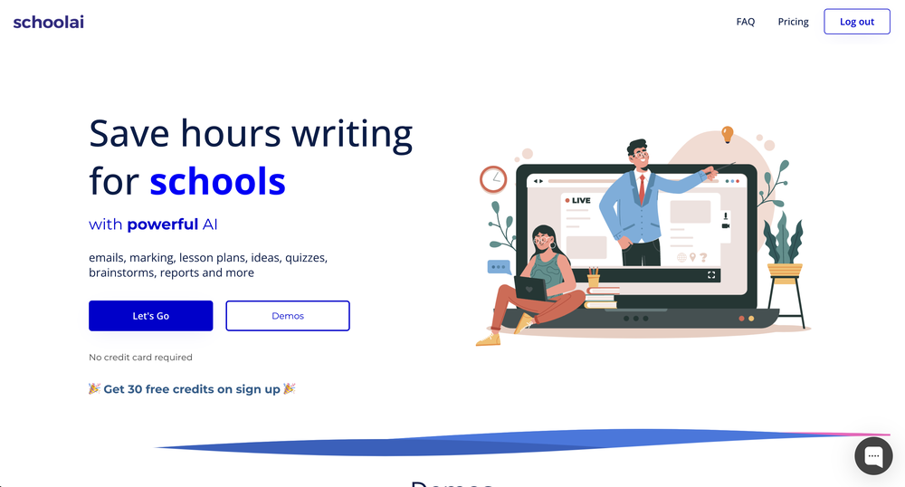 SchoolAI homepage