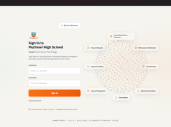 Login page