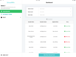 SchoolMint-Dashboard