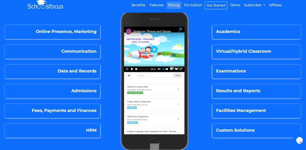 SchoolsFocus Screenshot 1