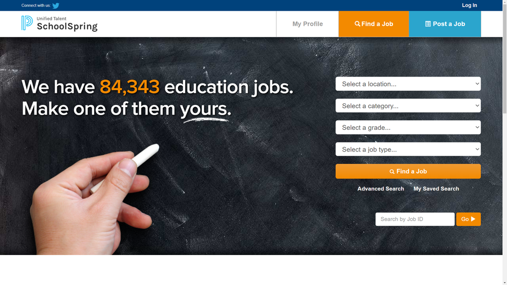 SchoolSpring -  the nation’s most popular online K-12 job board