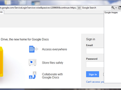 A screenshot showing the bookmarks box and tabs.