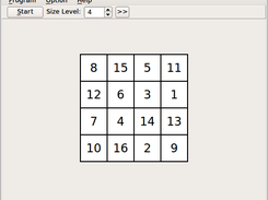 Open Schulte table Screenshot 1