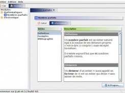 jLab 0.3.2 - Interface module (nombres parfaits)