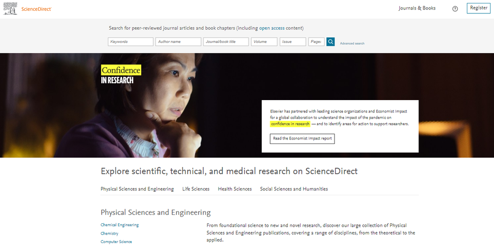 ScienceDirect Screenshot 1