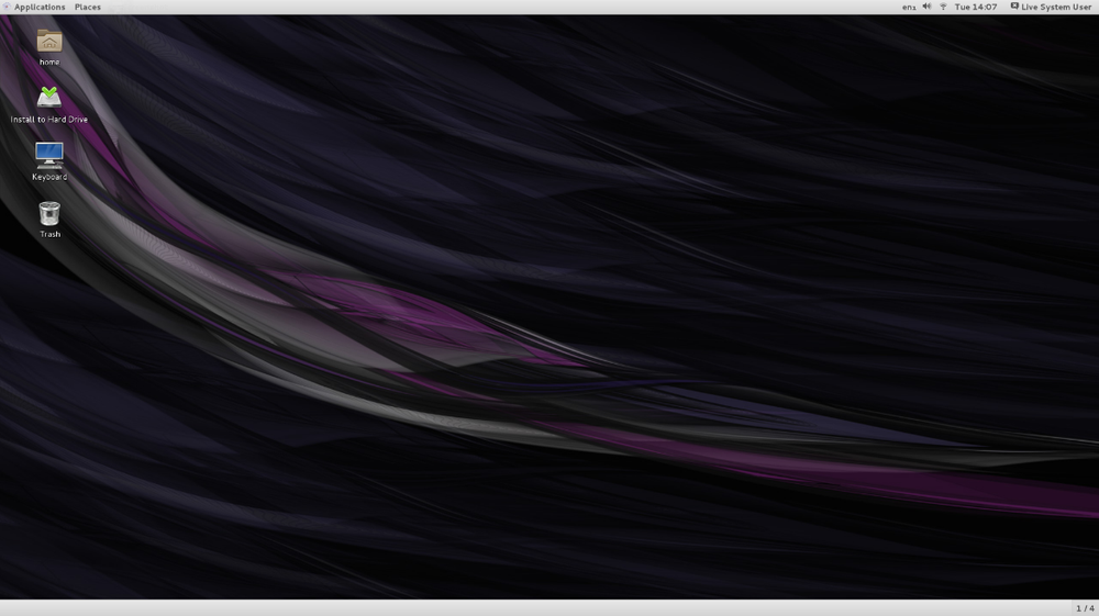 Scientific Linux Screenshot 1