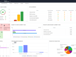 Portfolio Dashboard displaying Project Health 
