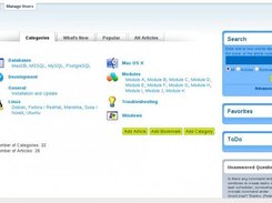 The main view of a Sciret admin user