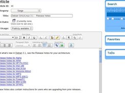 Edit a article in Sciret