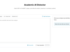 SciSpace AI Detector Screenshot 1