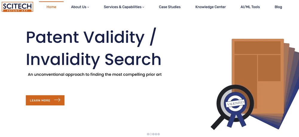 SciTech Patent Art Screenshot 1