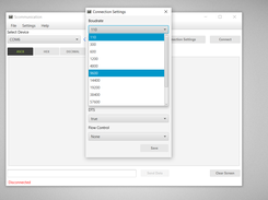 communication settings