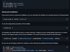 Scoop (un)installer Screenshot 1