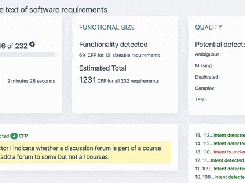 Automated analysis of entire set of requirements