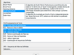 Tela de configuração