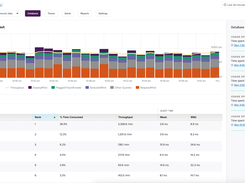 Quick access to an overview of database query performance and detailed information on specific queries.