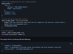 ScrapeGraphAI Screenshot 1