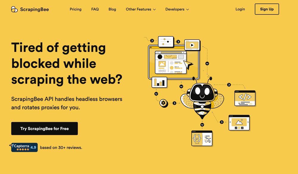 ScrapingBee Screenshot 1