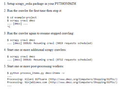 Scrapy-Redis Screenshot 1