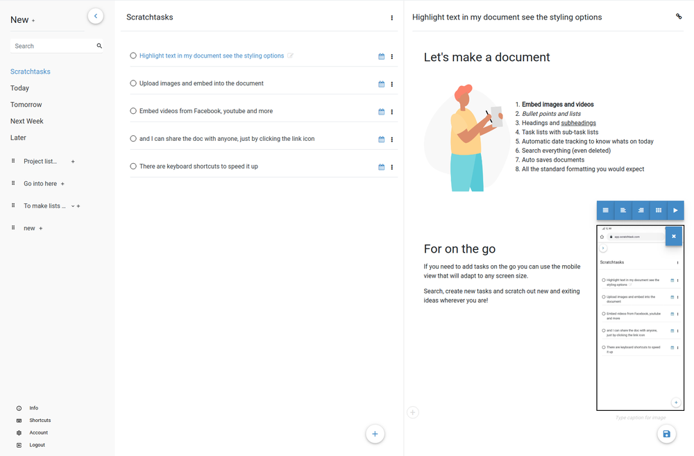 Scratchtask Screenshot 1