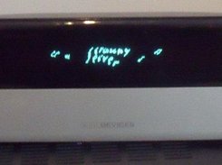 Scrawnyserver logo on device