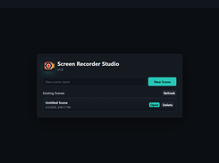 scene creation page
