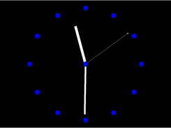 Screen Saver Clock Screenshot 1