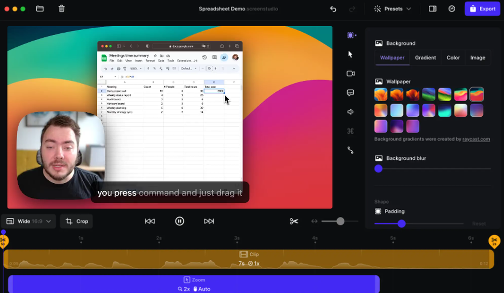 Screen Studio Screenshot 1