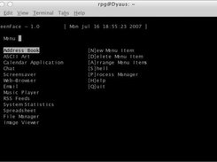 GNU Screen Interface running on UBUNTU