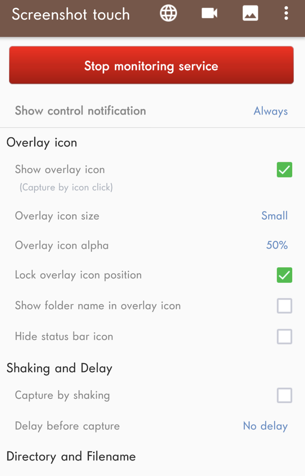 Screenshot touch Screenshot 1