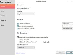 Options | General
