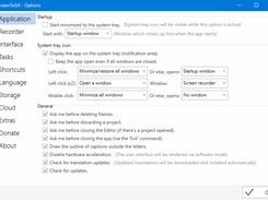 ScreenToGif options
