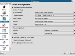 Color Managment Setup In Scribus