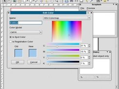 Creating and Managing Spot Colors in Scribus