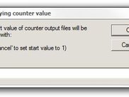 Specifying counter value