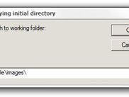 Start dialog - Specifying initial directory